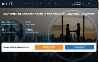 All IT Supported of Brookline website