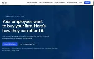 Allen Business Advisors website