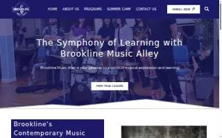 Brookline Music Alley website