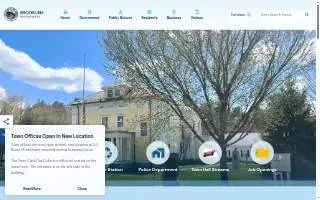 Brookline Town Hall website