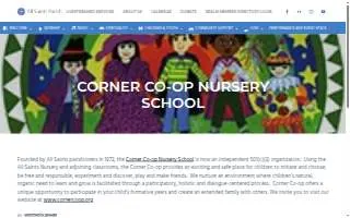 Corner Co-op Nursery School website