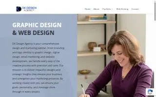 DK Design Agency website