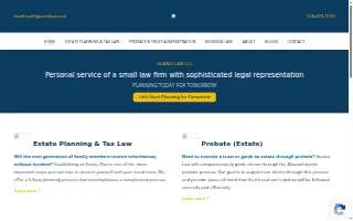 Guanci Law website