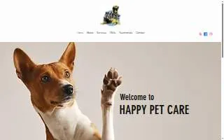 Happy Pet Care of Brookline website