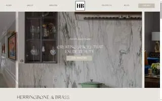 Herringbone & Brass website