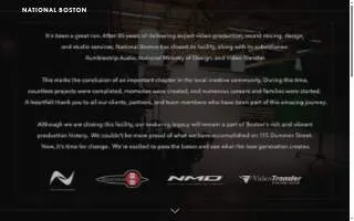 National Boston website