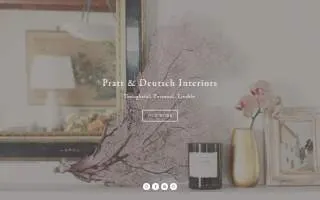 Pratt & Deutsch Interiors website