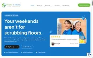 Style's Cleaning Service website