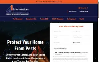 Ultra Safe Pest Management of Brookline website