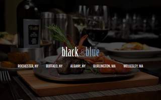 black & blue steak and crab