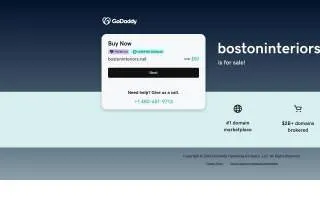Boston Interiors website