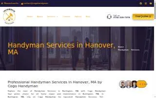 Cogo Handyman of Burlington website