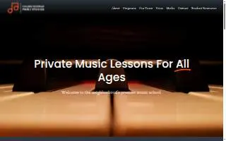 Colleen Nicholas Music Studios website