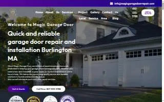 Magic Garage door website