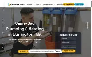 Perricone Home Services website