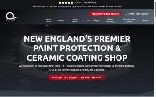 Q Car Care of Burlington website