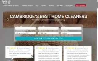 Cambridge Clean Co website