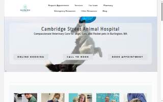 Cambridge Street Animal Hospital website