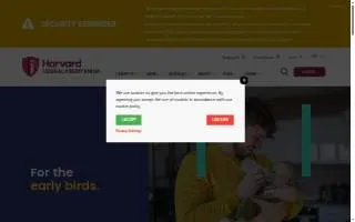 Harvard Federal Credit Union of Cambridge website