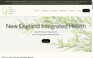 New England Integrated Health of Cambridge website
