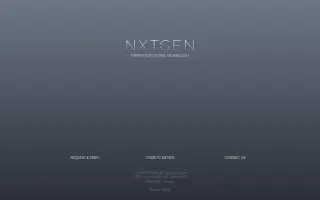 NxtGen Security website