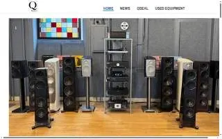 Q Audio website
