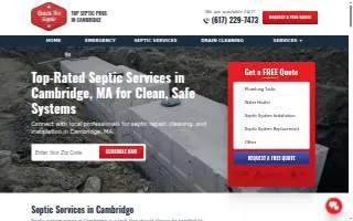 Quick Fix Septic of Cambridge website