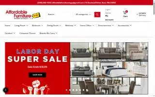 Affordable Furniture To Go of Canton website