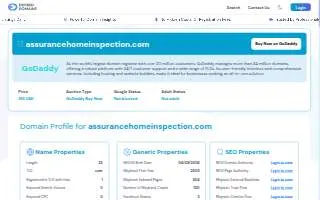 Assurance Home Inspection LLC website