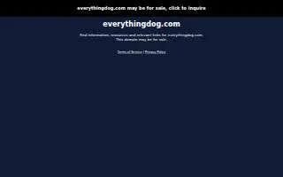 Everything Dog of Canton website