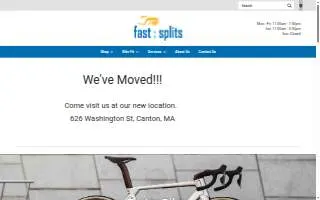 Fast : Splits website