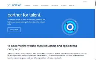 Randstad of Canton website