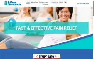 TriTown Chiropractic Offices of Canton website