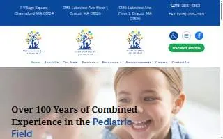 Chelmsford Pediatrics website