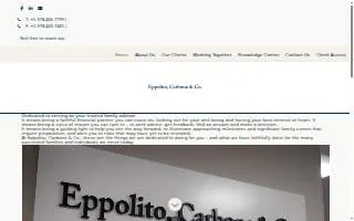 Eppolito Financial Strategies website