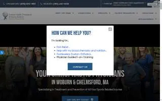 Evolved Health Chiropractic & Sports Medicine of Chelmsford website