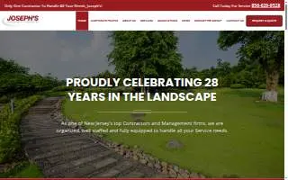 Joseph's Landscaping website