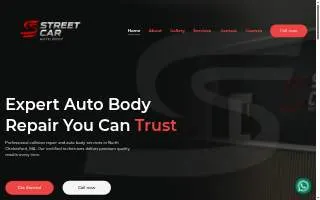 Street Car Auto Body website