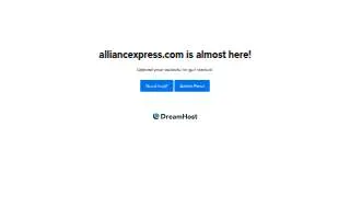 Alliance Express website