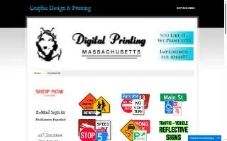 Digital Printing MA website