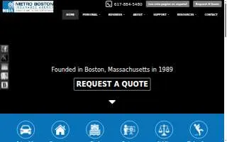 Metro Boston Insurance Agency of Chelsea website