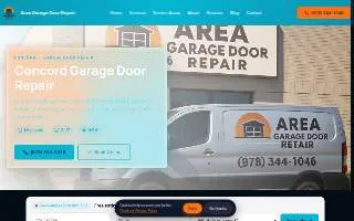 Area Garage Door Repair website