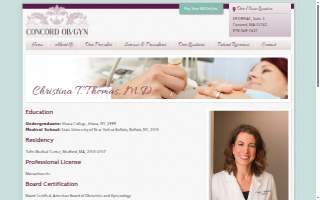 Christina Thomas, MD - Concord OB/GYN Associates