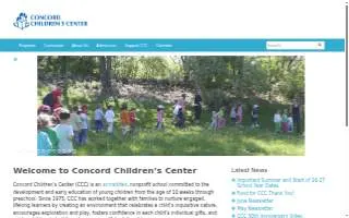 Concord Children's Center website
