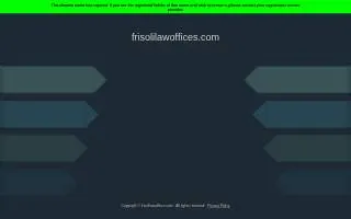 Frisoli Law Offices of Concord website
