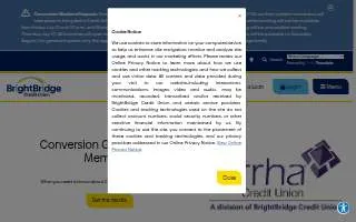 BrightBridge Credit Union of Danvers website