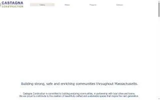 Castagna Construction Corporation website