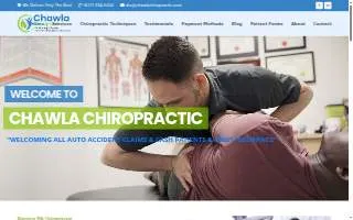 Chawla Chiropractic - Dr. Sudeep Chawla website