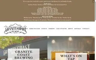 Granite Coast Brewing Company of Danvers website