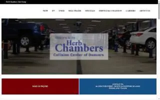 Herb Chambers Collision Center of Danvers website